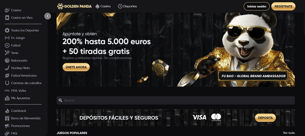 Golden Panda - Reseñas detalladas de las mejores casas de apuestas Colombia 2026